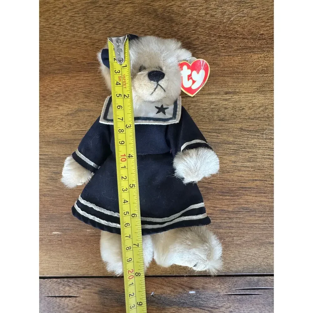 Ty Attic Treasures Breezy Bear Sailor Outfit Plush Navy Dress With Tag - Picture 5 of 9